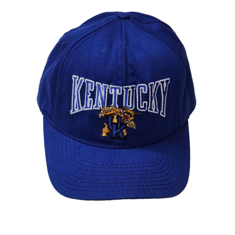 University of Kentucky Wildcats Hat Blue Snapback MADE IN USA NCAA Cap UK Logo